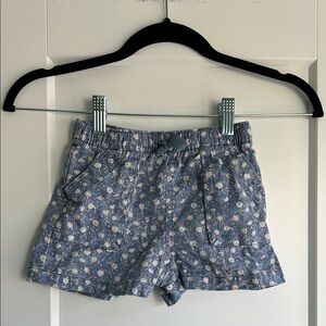 Tea Collection size 5 floral Blue Shorts